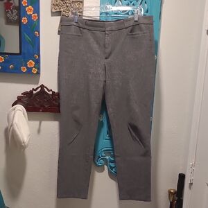 Banana Republic Charcoal Pinstripe Trousers